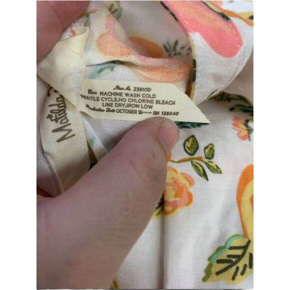 Matilda Jane Adventure Sunday Best Fuchsia Orange Floral Babydoll Dress Small - Picture 7 of 7